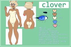 anthro areola breasts cervine deer female looking_at_viewer mammal model_sheet nipples nude prinisdead pussy smile solo