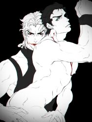 2boys dio_brando gay jojo's_bizarre_adventure jotaro_kujo less_end male male/male male_only stardust_crusaders tagme yaoi