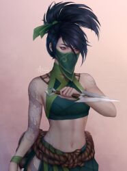 1girls akali artelsia female female_focus female_only