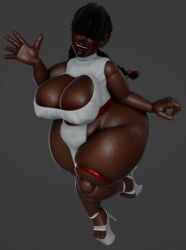 1girls 3d american_mythology annabelle barely_clothed big_ass big_breasts big_lips black_body black_hair blender busty dark-skinned_female dark_skin doll ebony edited female living_doll monster_girl nightmare_waifu partially_clothed pornmakertaker possessed possessed_doll public_domain race_swap simple_background solo the_conjuring thick_thighs twintails urban_legend