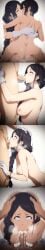 blowjob ejaculation_in_mouth han_semi lee_bora lesbian_kiss multiple_girls sagiasa semen_in_mouth solo_leveling yuri