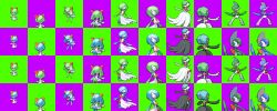 anthro breasts checkered_background dick evolution female gallade gardevoir green_background kirlia male mega_evolution mega_gardevoir pixel_art pokemon pokemon_(species) pokemon_evolution pokezelda3 purple_background ralts sprite sprite_edit sprite_sheet