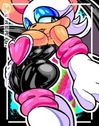 muscular_female rouge_the_bat sexy sonic_(series) th3gadfly