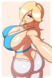 big_ass big_breasts huge_ass huge_breasts large_ass large_breasts mario_(series) princess_rosalina rosalina selfie_pose slut thick_thighs