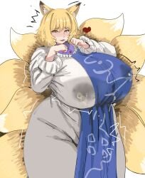 big_breasts deooxido huge_breasts ran_yakumo tagme touhou