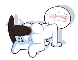 2boys anal anal_sex balls big_penis black_penis blush daddy disembodied_penis don't_tell_james gay jerseydevil male male_only penis sex theodd1sout theodd1sout_(character) yaoi youtube