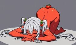 1girl1futa 1girls ai_generated back_view chile chilean chirritox computer condom dick discord female grey_hair hispanic hispanic_virtual_youtuber hispanic_youtuber indie_virtual_youtuber indie_vtuber jack-o_pose l latino long_hair masturbation nude nude_female panties red_body red_skin server streamer streamers tomato twintails twitch twitching vtuber vtuber_persona vtuberfanart youtube youtuber, youtuber_girl youtubers