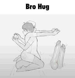 cheesecrumbles femboy femboy_focus femboy_on_femboy femboy_only frottage frotting gay hug hung hung_femboy large_penis male/male male_focus male_only small_but_hung thighhighs thighs yaoi