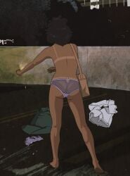 amazon_prime amber_bennet amber_bennett invincible_(comics) invincible_(tv_series) night panties panties_only parking_garage purple_panties underwear underwear_only