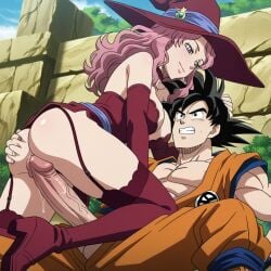 ass ass_grab ass_job before_sex big_penis black_clover cowgirl cowgirl_position dragon_ball dragon_ball_super dragon_ball_z erect_penis erection excited goku groping groping_ass horny_female horny_male hug looking_at_another lying_down nice_ass on_top outside sexy sexy_pose son_goku thighhighs vanessa_enoteca