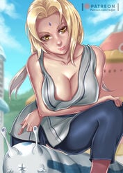 tsunade from naruto by redjet