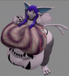 bbw big_breasts breasts eeveelution espeon female furry huge_breasts kingofthekabuto milf overweight pokemon pokemon_(species) queenofthekabuto tagme thick_thighs wide_hips