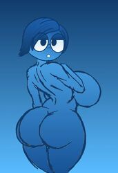 ass big_ass breasts disney edit huge_ass huge_breasts inside_out pixar rough_sketch sadness_(inside_out)