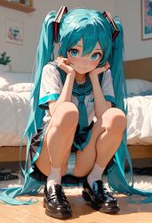 hatsune miku from vocaloid