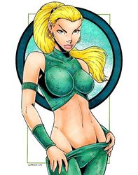 garrett_blair hoop_earrings marvel namor_the_sub-mariner namorita new_warriors straight_hair tagme