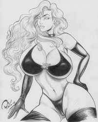 1girls 2005 black_and_white chaos_comics female female_only lady_death lee_rumiko solo tagme