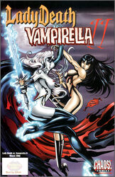 catfight chaos_comics colorgraphix comic_cover crossover edit high_heel_boots lady_death mike_deodato_jr. photoshop tagme thigh_boots third-party_edit vampirella