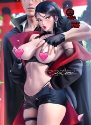 1boy 1boy1girl 1girls ass big_ass big_breasts black_hair blonde_hair boruto:_naruto_next_generations boruto:_two_blue_vortex breasts bust busty chest curvaceous curvy curvy_figure dark_hair digital_media_(artwork) female female_focus hips hourglass_figure huge_ass huge_breasts human large_ass large_breasts legs light-skinned_female light-skinned_male light_skin male male/female mature mature_female naruto naruto_(series) sakimichan sarada_uchiha shounen_jump slim_waist straight text thick thick_hips thick_legs thick_thighs thighs uchiha_sarada uzumaki_boruto voluptuous waist wide_hips