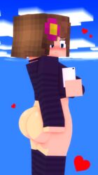 jenny belle (slipperyt) from minecraft by slipperyt