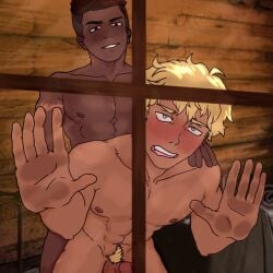 2boys against_window anal brazilian cuckoo_chan dark-skinned_male gay gay_sex heroes_of_olympus lad male_only nude paolo paolo_montes percy_jackson_and_the_olympians scars spreading tagme trials_of_apollo will_solace