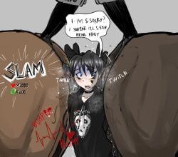 1girls 2animals 2boys anus ass asuka_langley_sohryu balls begging_to_stop big_ass big_balls black_hair black_lipstick blue_eyes choker clothing dialogue disgusted ear_piercing egirl english_text equid equine eyeshadow female feral flies flies_for_smell fully_clothed goth goth_asuka goth_girl gothified heart heart_tattoo heartbeat hi_res hoodie horse horseballs huge_balls imminent_oral imminent_rimming looking_at_viewer male neon_genesis_evangelion pale-skinned_female petite pierced_ears piercing piercings puffy_anus secretly_loves_it sinsigat steamy_anus tagme tail_up teenager text twintails twitching_anus zoophilia