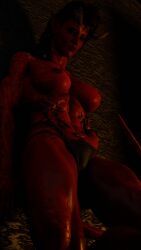 1girls 3d abs ass baldur's_gate baldur's_gate_3 big_ass big_breasts black_hair breasts burningastral demon demon_girl demon_horns dungeons_and_dragons female female_only fit fit_female forgotten_realms karlach masturbating masturbation mature_female milf muscular muscular_female red_skin solo solo_focus straight_hair tagme thick_thighs tiefling wide_hips