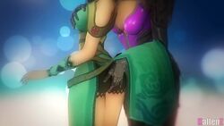 2girls 3d animated ass breast_grab breasts cleavage elf female female_only fingering kallenz no_sound paladins skye_(paladins) source_filmmaker twilight_skye video ying_(paladins) yuri