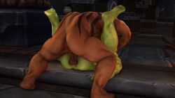 16:9 3d_(artwork) 3d_animation anal anal_sex animated anus ass balls blizzard_entertainment digital_media_(artwork) duo galianbeastsfm garrosh_hellscream gay genitals green_body green_skin hi_res humanoid humanoid_pointy_ears male male/male no_sound orc orc_male penetration penis short_playtime tagme tattoo thrall_(warcraft) video warcraft widescreen