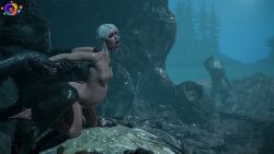 3d ass astex big_belly breasts ciri completely_nude female geralt_of_rivia green_eyes light-skinned_female light-skinned_male light_skin male monster naked nipples nude orgasm_face penetration penis pussy scar sex tattoo the_witcher_(series) the_witcher_3:_wild_hunt werewolf white_hair witcher_medallion