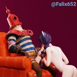 1boy 1boy1girl 1girls ass balls bandage bandage_on_nose big_balls big_penis blowjob cat_ears catgirl clothed clothed_male clothed_male_nude_female clothing completely_nude completely_nude_female couch couch_sex enjoying enjoyment erisa_(fortnite) falix652 fortnite fully_clothed fully_clothed_male handjob handjob_while_sucking huge_balls huge_cock huge_penis looking_up mask masked masked_male nude nude_female penis penis_out self_upload tagme trench_trawler