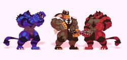 animated anthro balls bara big_muscles bodily_fluids cum digital_media_(artwork) ejaculation generation_7_pokemon generation_8_pokemon genital_fluids genitals group group_sex handjob hi_res huge_muscles humanoid_genitalia humanoid_penis incineroar legendary_pokemon loop male male_only mammal morinetsu muscular muscular_anthro nintendo orgasm penile penis pixel_(artwork) pixel_animation pokemon pokemon_(species) sex short_playtime simultaneous_orgasms threesome urshifu voyeur