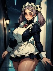 ai_generated bloody_marie female looking_at_viewer makimass_ai skullgirls video_games