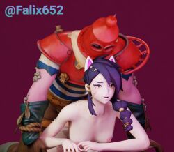 1boy 1boy1girl 1girls ambiguous_penetration balls bandage bandage_on_nose big_balls big_penis breasts cat_ears catgirl clothed clothed_male clothed_male_nude_female clothing completely_nude completely_nude_female erisa_(fortnite) falix652 fortnite from_behind from_behind_position fully_clothed fully_clothed_male huge_balls huge_cock huge_penis looking_up male_domination mask masked masked_male mouth_open nude nude_female penis penis_out scar self_upload tagme trench_trawler