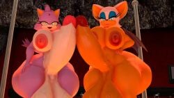 1futa 2futas 3d 3d_(artwork) 3d_model alternate_version_at_source anthro anthro_focus anthro_only aroused balls balls_bigger_than_head bat_ears bat_wings bedroom_eyes big_balls big_cock big_testicles big_thighs blaze_the_cat blue_eyes blue_eyeshadow breasts cat_ears cat_girl cat_humanoid cat_tail catgirl circumcised cock erect erect_penis erection eyelashes fangs furry furry_only futa_only futanari genitals gigantic_balls gigantic_penis gigantic_testicles hairband hand_on_hip hand_on_thigh horny hourglass_figure huge_ass huge_balls huge_cock huge_testicles huge_thighs hyper hyper_cock hyper_genitalia hyper_penis hyper_testicles inverted_nipples looking_at_viewer looking_down looking_down_at_viewer low-angle_view massive_balls massive_cock massive_penis massive_testicles massive_thiggs membranous_wings mobian mobian_(species) mobian_bat more_at_source naked nipples penis penis_bigger_than_head penis_bigger_than_torso penises_touching pink_fingernails pov purple_fur rouge_the_bat sega short_hair silvana23 smile smiling smiling_at_viewer sonic_(series) sonic_adventure_2 sonic_the_hedgehog_(series) standing strip_club stripper stripper_pole tail tan_body testicles thick_legs thick_thighs veins veins_on_dick veiny_balls veiny_penis yellow_eyes