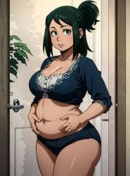 ai_generated bubble_butt curvaceous_figure dumptruck_ass fat_ass_mommy female inko_midoriya looking_at_viewer makimass_ai mommy my_hero_academia voluptuous_female