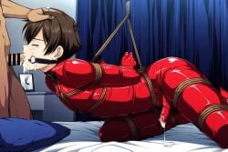 bondage crying cum cum_in_mouth depressed fate_(series) funny funny_face gay indoors male penis rape ryuudou_issei sean_leddy_(barbara_chilton) self_upload yaoi