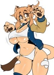 big_breasts breasts female furry goya_(lucyfercomic) huge_breasts lucyfercomic original thick_thighs wide_hips