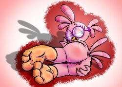 1girls angry_birds anus avian baggy_(artist) bedroom_eyes bird_feet feet furry glasses presenting presenting_anus presenting_hindquarters presenting_pussy pussy rovio sega soles solo stella_(angry_birds)