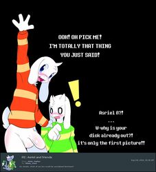 asriel dreemurr from undertale by toby fox