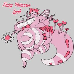 1girls 2024 2d absurd_res aircraft april_fools belly big_belly big_tail blimp bloons_td_6 bloons_tower_defense bow caption fairy fairy_wings fat fat_female female gravelord_lych heart jet living_aircraft looking_at_viewer mrmadmoai_(artist) ninja_kiwi nipples pink_body sketch tagme tail thick_thighs wand wide_hips