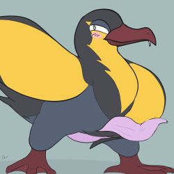 avian avian_feet beak bedroom_eyes birdism blush chest_tuft feathered_wings feathers feet feral generation_9_pokemon genitals half-closed_eyes hi_res holding_penis kilowattrel long_penis looking_at_viewer male male_only membrane_(anatomy) narrowed_eyes nintendo penis pokemon pokemon_(species) presenting presenting_penis seductive smile smiling_at_viewer smirk smirking_at_viewer solo spread_legs spreading talons tapering_penis toes tongue tongue_out tuft webbed_feet wings