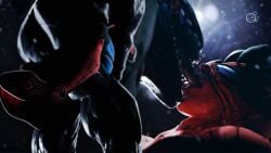 4k duo duo_focus gay grabbing_head hand_on_head legs_around_waist low_angle male_only marvel marvel_rivals mask masked_male muscular muscular_male night open_mouth spider-man tauntilock teeth teeth_showing throat_bulge tongue tongue_in_mouth tongue_kiss tongue_out venom_(marvel)