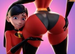 2girls 3d aged_up ass ass_worship big_ass black_hair dat_ass disney elastigirl fat_ass female female_only hand_around_waist hand_on_butt helen_parr huge_ass human large_ass milf mother_and_daughter multiple_girls presenting presenting_ass presenting_hindquarters skin_tight skindentation small_waist smitty34 the_incredibles thick_ass thick_thighs tiny_waist violet_parr wide_hips