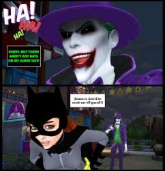 3d barbara_gordon batgirl batman_(series) comic comic_page dc dc_comics devious_desires deviousdesires joker older_male older_man_and_teenage_girl page_5 pof3445 red_hair sims4 the_joker the_sims_4