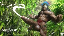 abs biceps cum cumming daddy dark-skinned_male dark_skin dazswole dilf excessive_cum gay hyper hyper_balls hyper_genitalia hyper_penis hyper_testicles male male_focus male_only muscle muscles muscular muscular_arms muscular_ass muscular_back muscular_legs muscular_male muscular_thighs nipples pecs solo solo_male tribal veins veiny_penis