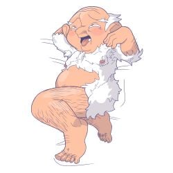 body_pillow dakimakura_design dwarf eight_crazy_nights feet furry_breasts smaller_human whitey_duvall