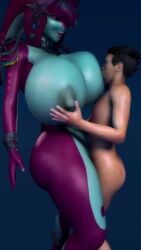 3d animated anon big_ass big_breasts bigger_dom bigger_female breast_feeding breast_feeding_during_sex breast_sucking breasts breath_of_the_wild dominant_female dommy_mommy femdom huge_ass huge_breasts huge_nipples huge_thighs jaffycakesnsfw loop mipha mommy mommy_dom mommy_kink mp4 penis_in_pussy size_difference smaller_male sound sucking_nipples tagme the_legend_of_zelda video