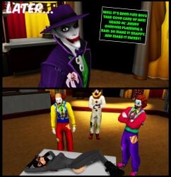 barbara_gordon batgirl batman_(series) comic comic_page dc dc_comics dubious_consent forced joker older_male older_man_and_teenage_girl older_penetrating_younger page_17 pof3445 red_hair sims4 the_sims_4