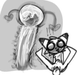 anthro anthro_on_anthro anthro_only chispxita_(artist) critters_(poppy_playtime) female furry furry_only inside inside_view no_humans oc poppy_playtime poppy_playtime_(chapter_3) pussy sex smiling_critters tagme uterus vaginal_penetration womb womb_penetration x-ray