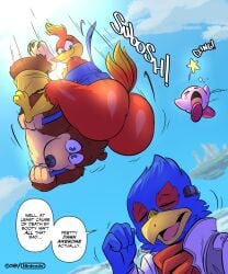 anthro ass avian backpack bag banjo-kazooie banjo_(banjo-kazooie) bear big_ass clothed clothing falco_lombardi female furry joaoppereiraus kazooie kirby kirby_(series) male nintendo no_humans star_fox super_smash_bros.